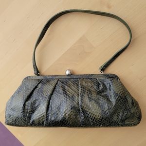 Vintage snakeskin bag